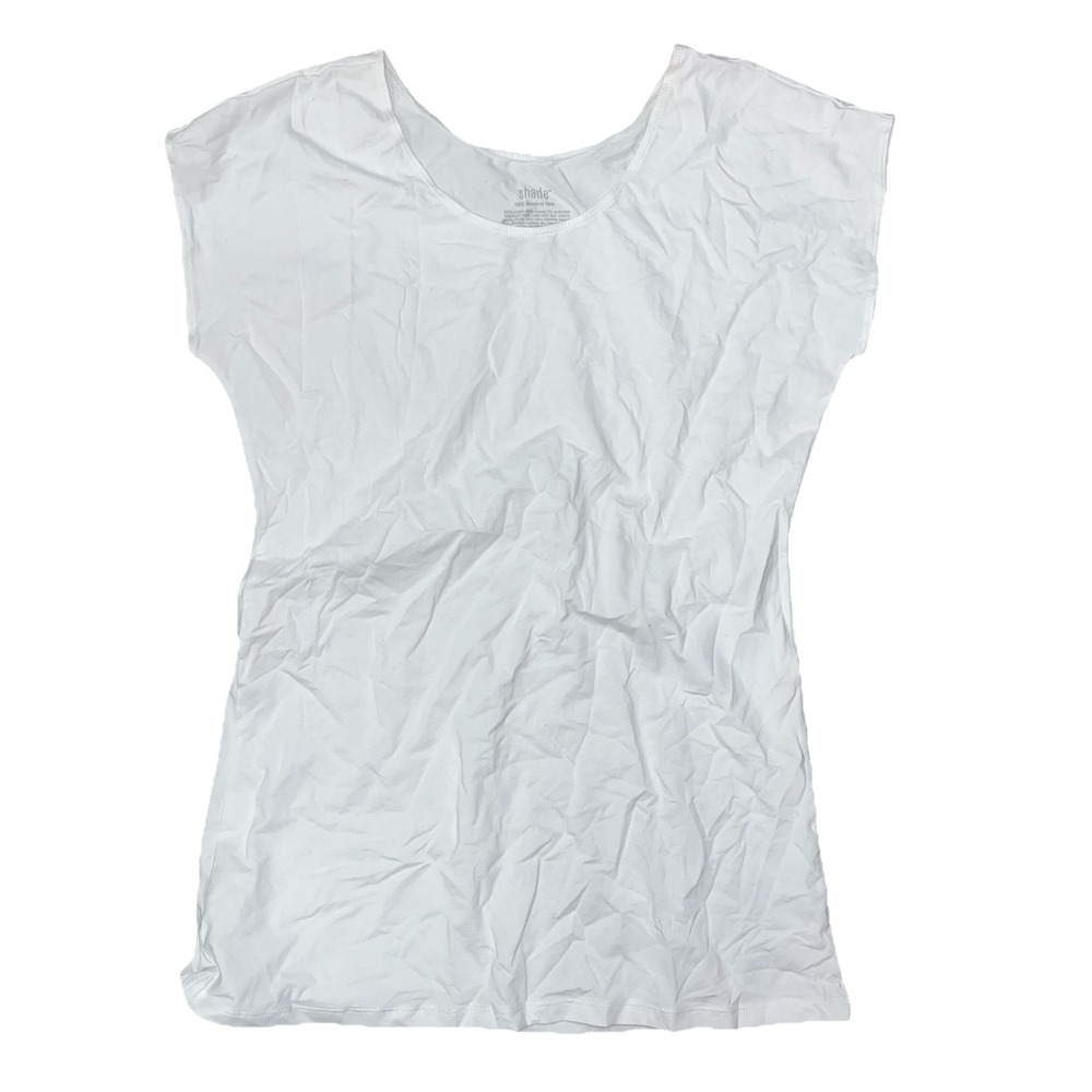 SHADE Cap Sleeve Tee White Small